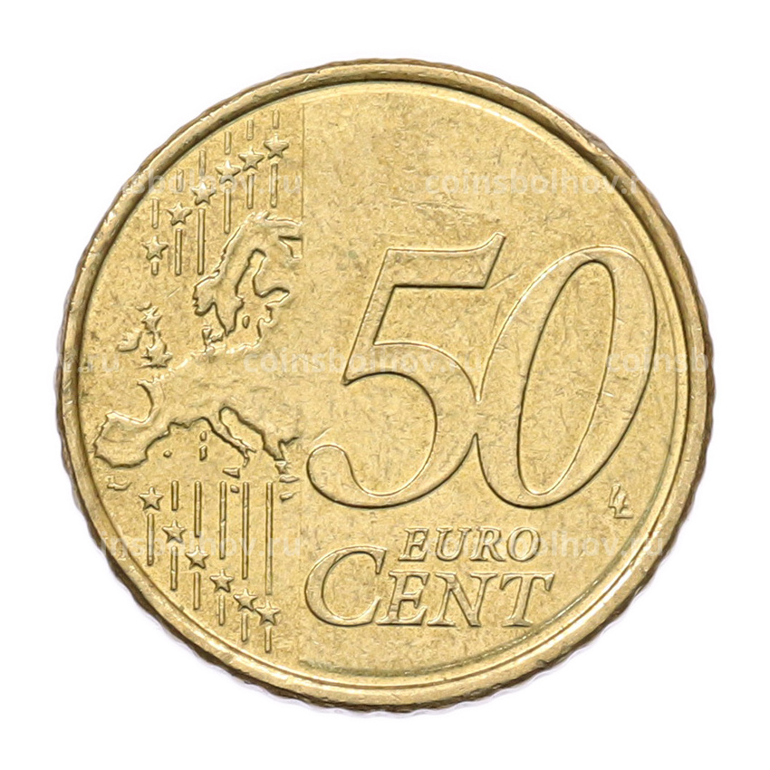 Монета 50 евроцентов 2012 года Бельгия (вид 2)