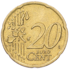 Монета 20 евроцентов 2006 года A Германия (реверс)