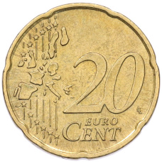 Монета 20 евроцентов 2006 года F Германия (реверс)