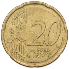 Монета 20 евроцентов 2009 года Греция (реверс)