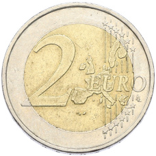 Монета 2 евро 2002 года D Германия (реверс)