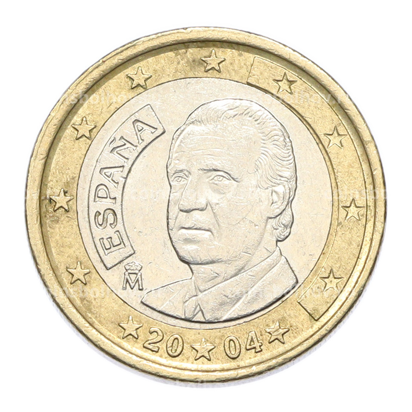 Монета 1 евро 2004 года Испания