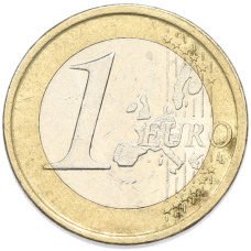 Монета 1 евро 2004 года Испания (реверс)
