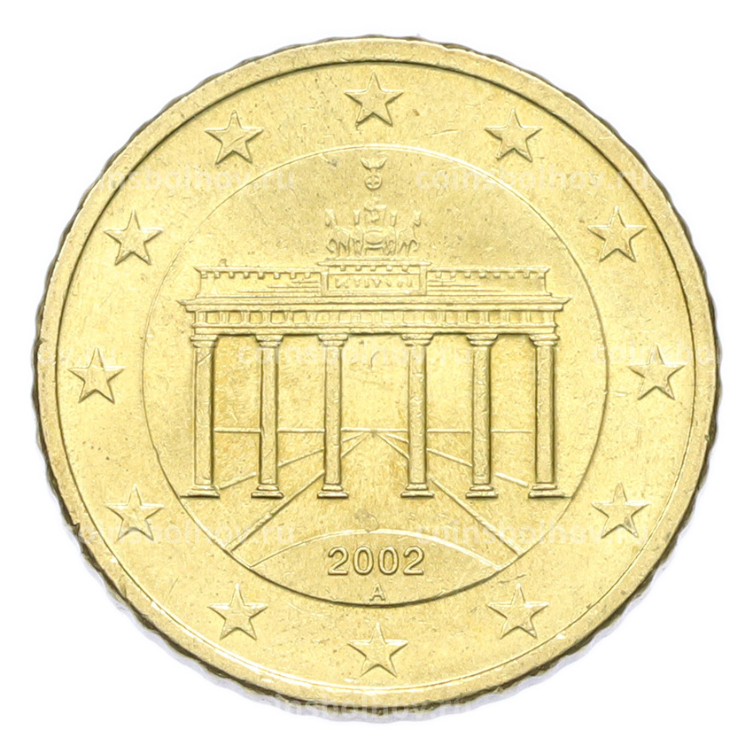 Монета 50 евроцентов 2002 года A Германия