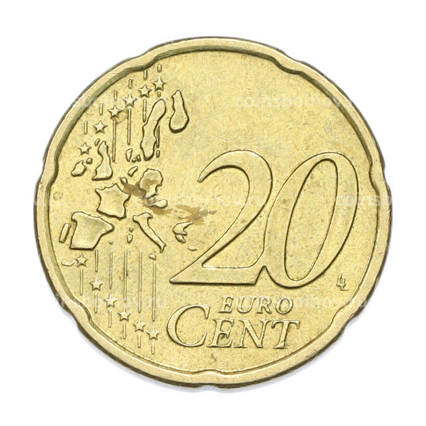 Монета 20 евроцентов 2002 года A Германия (вид 2)