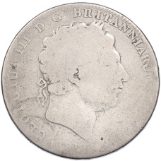 Монета 1 крона 1818-1819 года Великобритания (аверс)