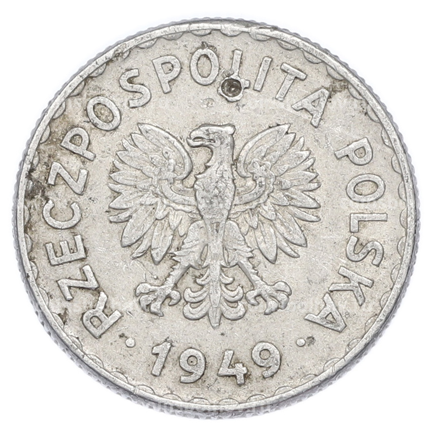 Монета 1 злотый 1949 года Польша (вид 2)
