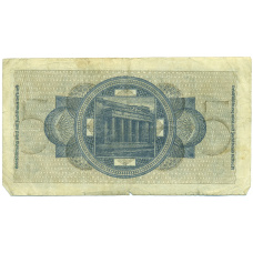 Банкнота 5 рейхсмарок 1940 года Германия (Для оккупированных территорий) (вид 2)