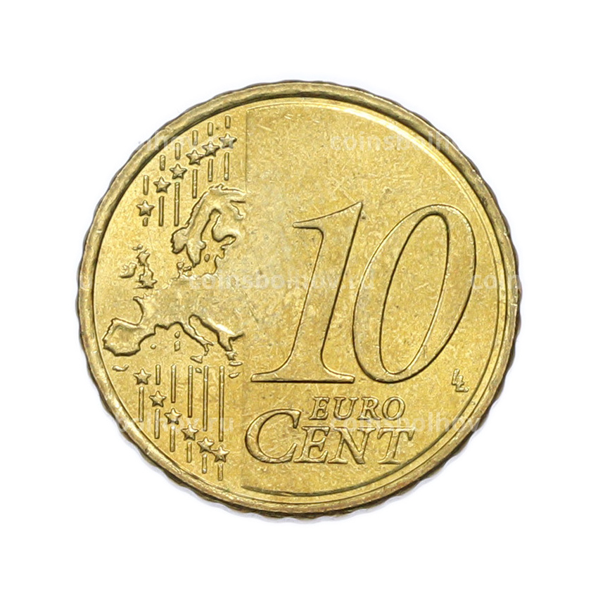 Монета 10 евроцентов 2009 года Греция (вид 2)