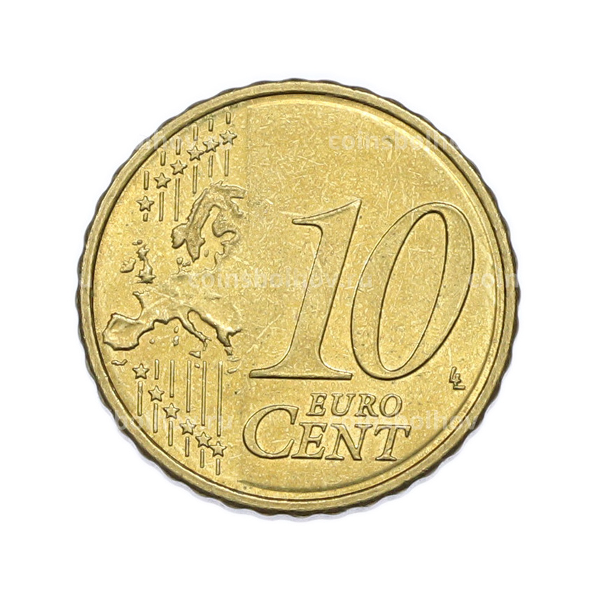 Монета 10 евроцентов 2008 года Кипр (вид 2)