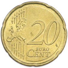 Монета 20 евроцентов 2008 года Кипр (реверс)