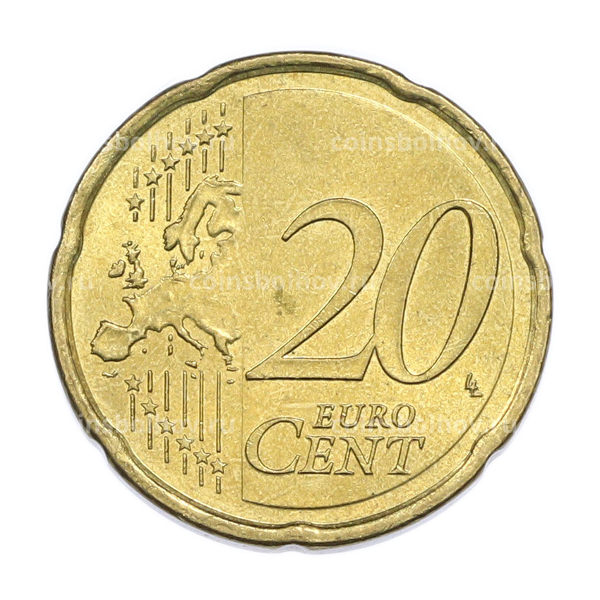 Монета 20 евроцентов 2008 года Кипр (вид 2)
