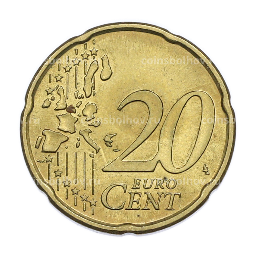 Монета 20 евроцентов 1999 года Финляндия (вид 2)