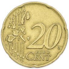 Монета 20 евроцентов 2003 года F Германия (реверс)