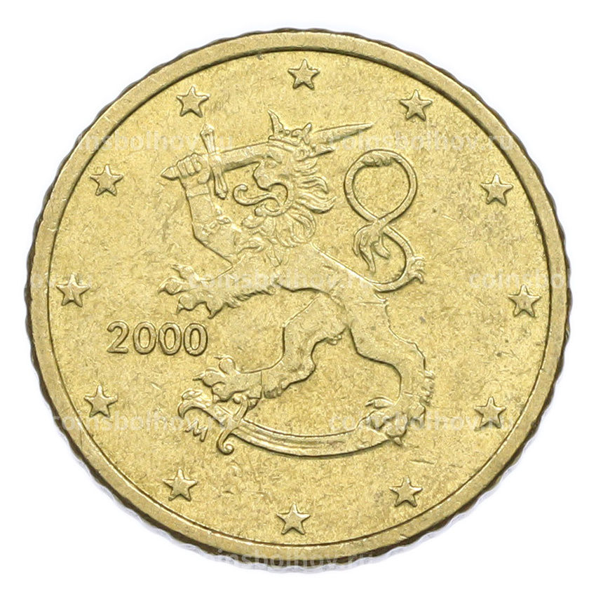 Монета 50 евроцентов 2000 года Финляндия