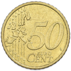 Монета 50 евроцентов 2000 года Финляндия (реверс)