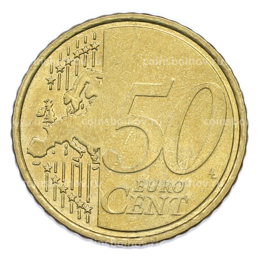 Монета 50 евроцентов 2008 года Кипр (вид 2)