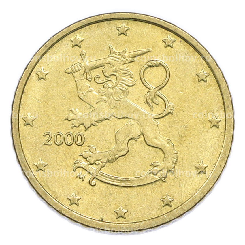 Монета 50 евроцентов 2000 года Финляндия