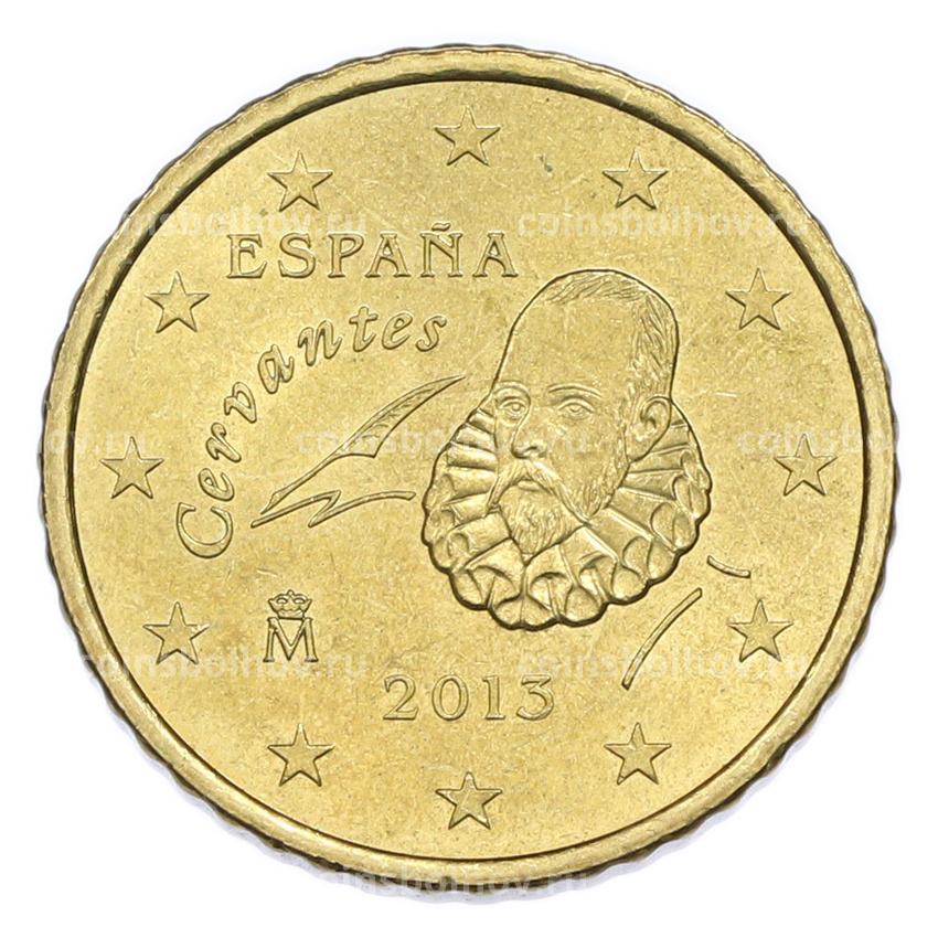 Монета 50 евроцентов 2013 года Испания