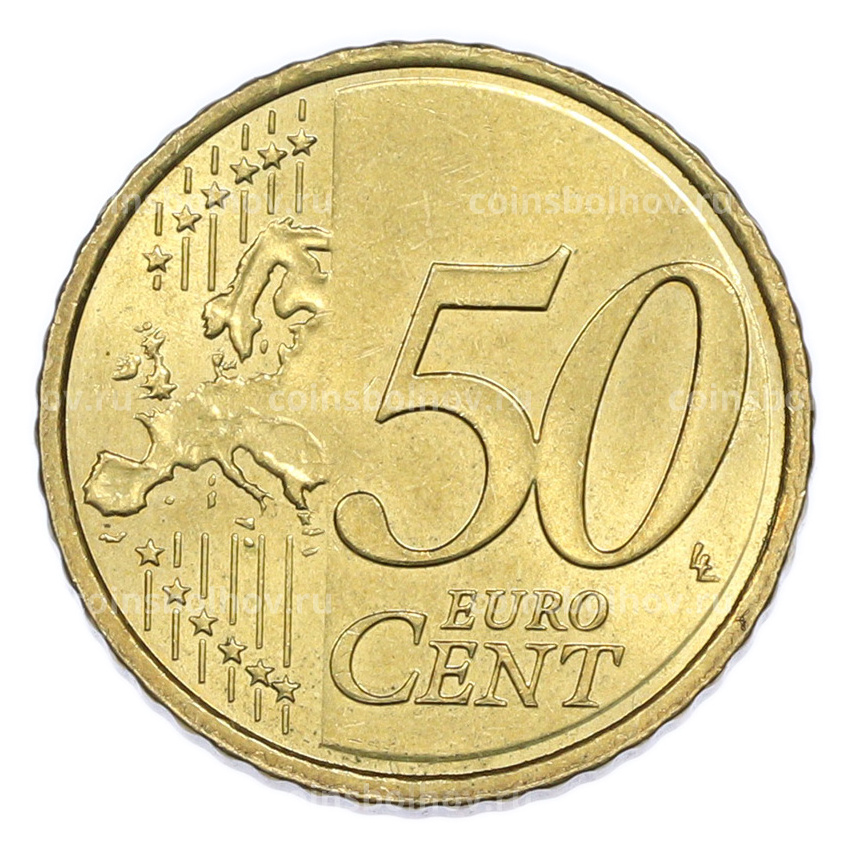 Монета 50 евроцентов 2013 года Испания (вид 2)