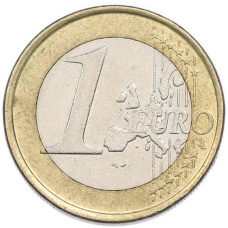 Монета 1 евро 1999 года Бельгия (реверс)