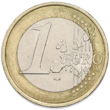 Монета 1 евро 1999 года Франция (реверс)