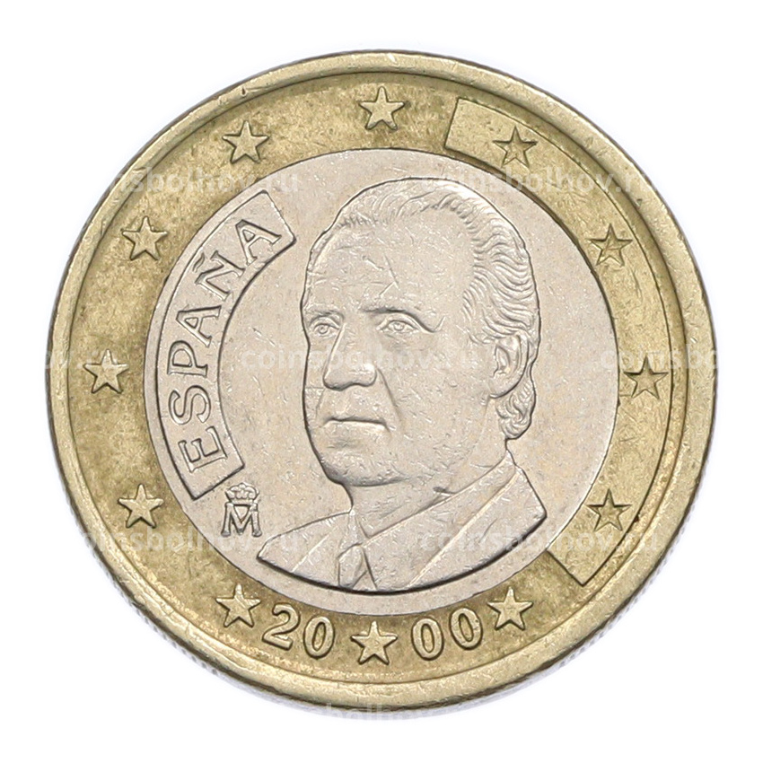 Монета 1 евро 2000 года Испания