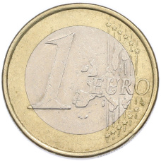 Монета 1 евро 2002 года G Германия (реверс)