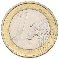 Монета 1 евро 2002 года A Германия (реверс)