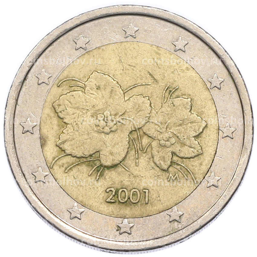 Монета 2 евро 2001 года Финляндия