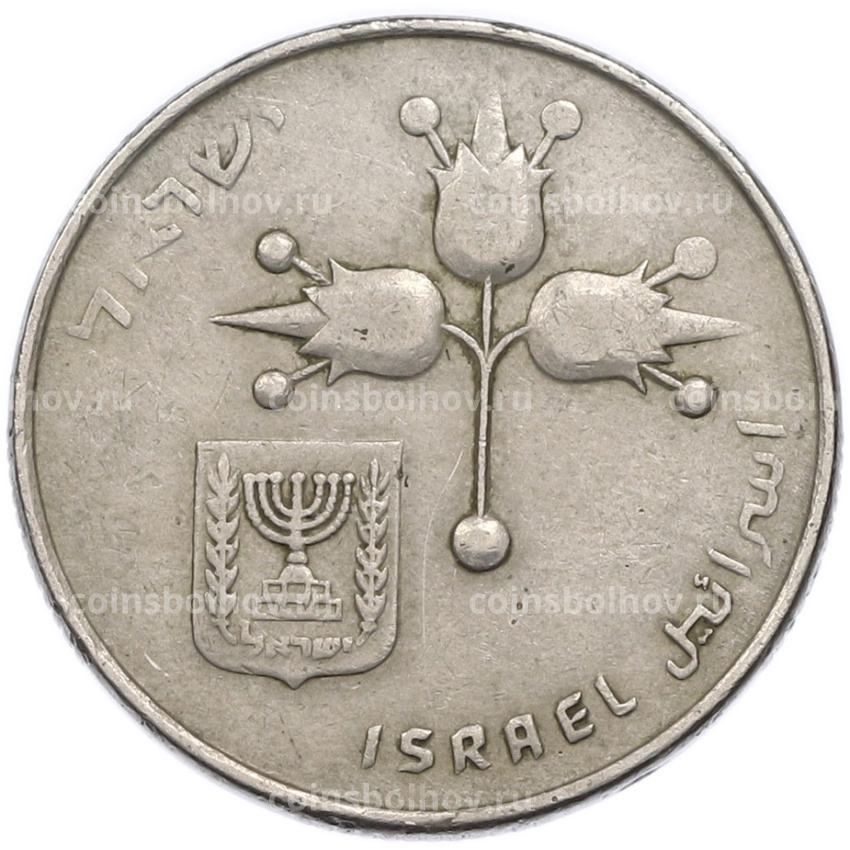 Монета 1 лира 1978 года (JE 5738) Израиль (вид 2)