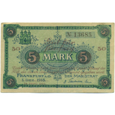 Банкнота 50 марок 1922 года Германия — город Франкфурт-на-Одере (Нотгельд)