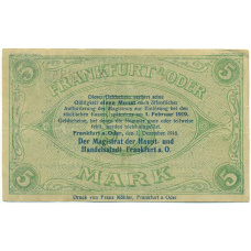 Банкнота 50 марок 1922 года Германия — город Франкфурт-на-Одере (Нотгельд) (вид 2)