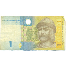 Банкнота 1 гривна 2006 года Украина