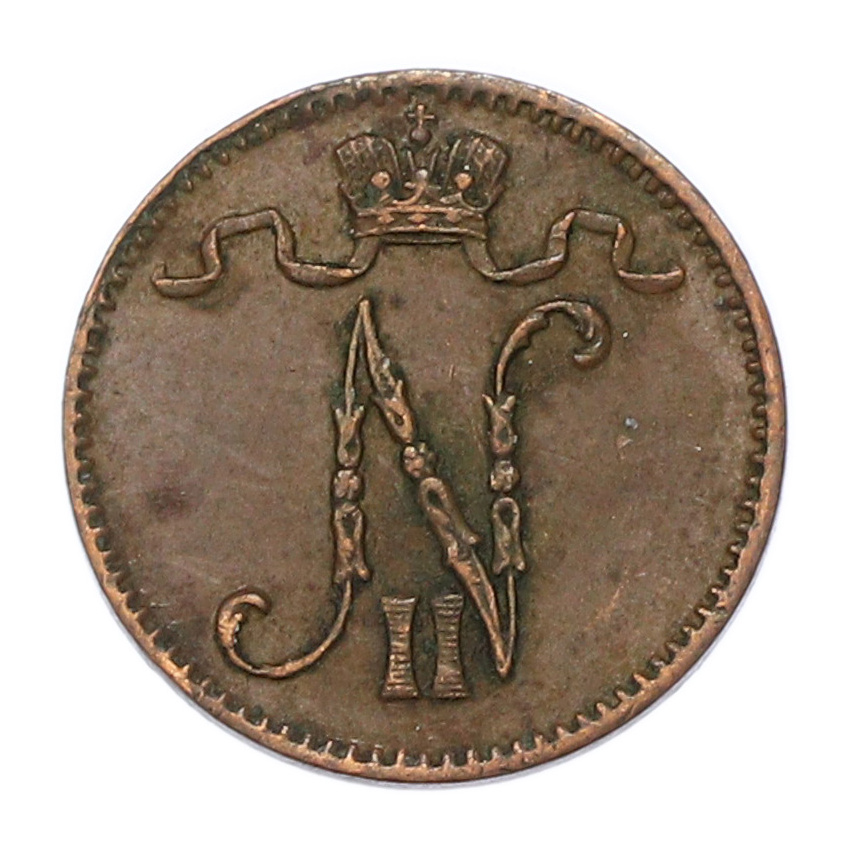 1 пенни 1911 года Русская Финляндия (вид 2)
