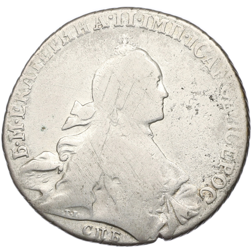 Монета 1 рубль 1765 года СПБ ТI ЯI