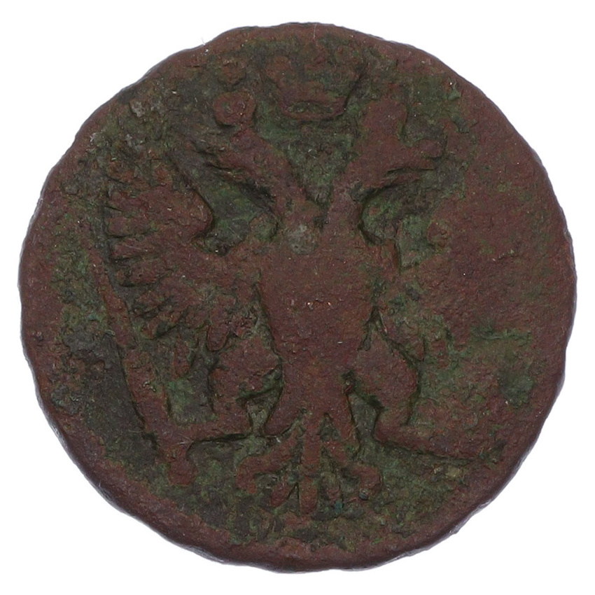 Монета Денга 1750 года (вид 2)