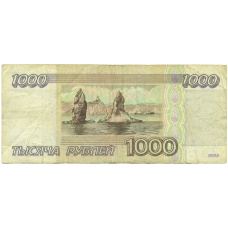 Банкнота 1000 рублей 1995 года (вид 2)