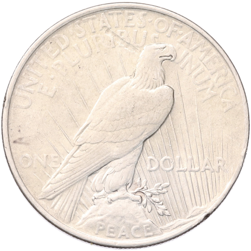 Монета 1 доллар 1922 года США (вид 2)