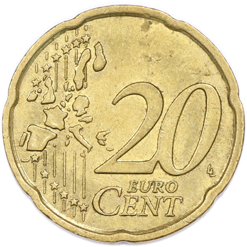 Монета 20 евроцентов 2005 года Люксембург (вид 2)