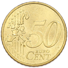 Монета 50 евроцентов 1999 года Франция (реверс)