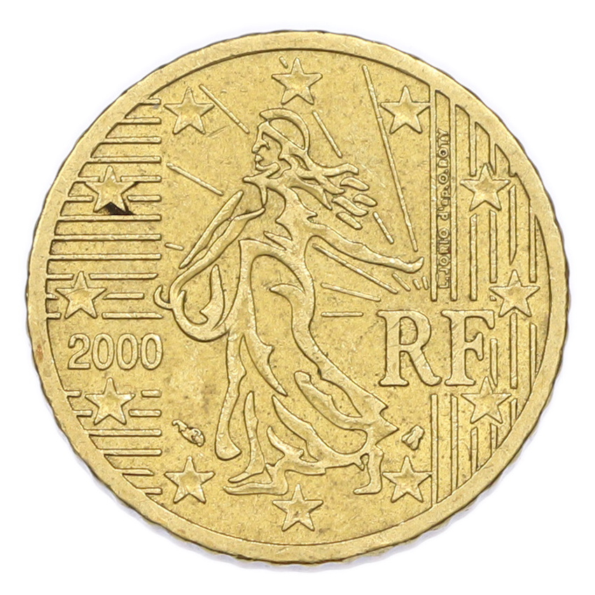 50 евроцентов 2000 года Франция