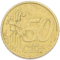 Монета 50 евроцентов 2000 года Франция (реверс)