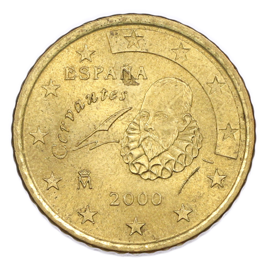 50 евроцентов 2000 года Испания