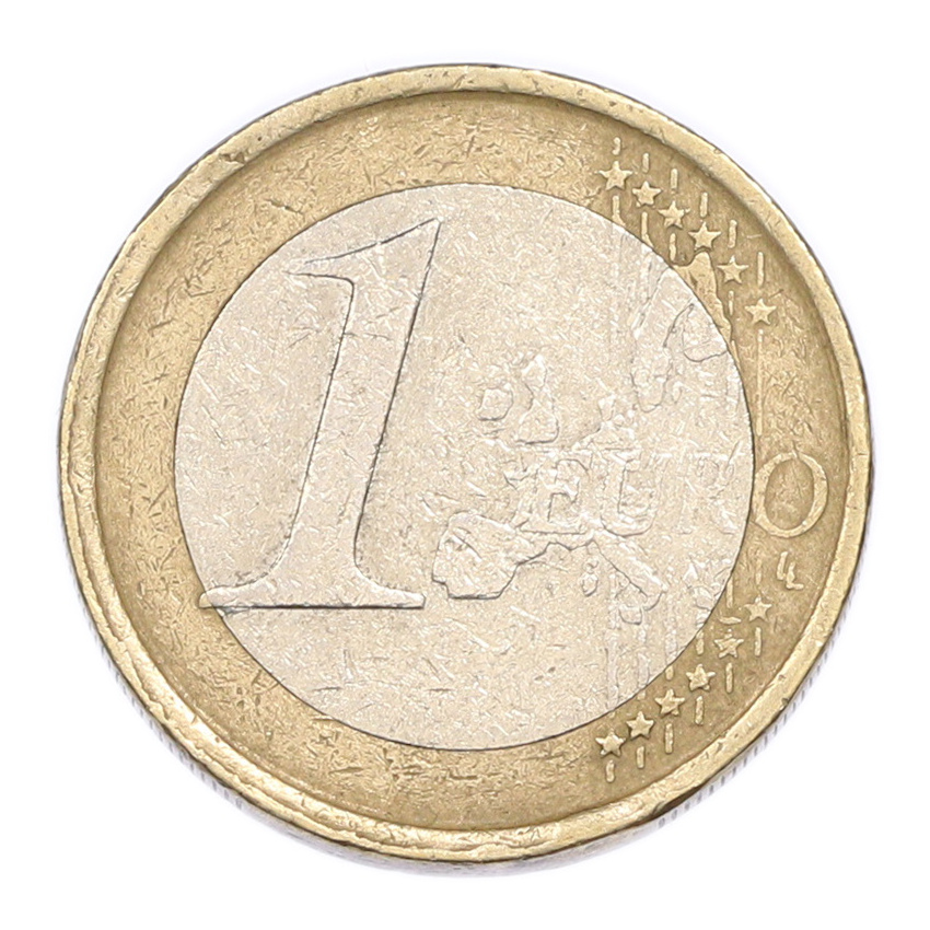 Монета 1 евро 2001 года Испания (вид 2)
