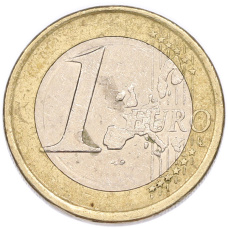 Монета 1 евро 2005 года Испания (реверс)