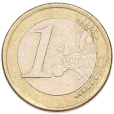 Монета 1 евро 2001 года Испания (реверс)