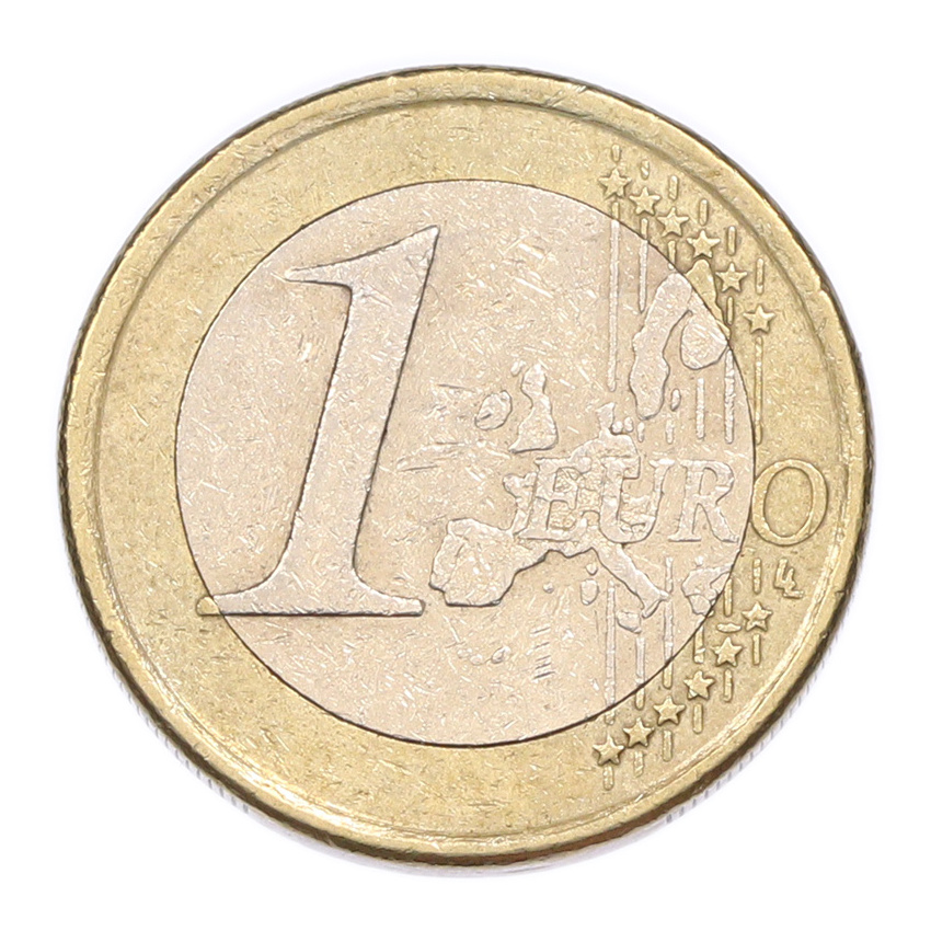 Монета 1 евро 2001 года Испания (вид 2)