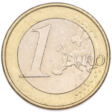Монета 1 евро 2011 года Испания (реверс)
