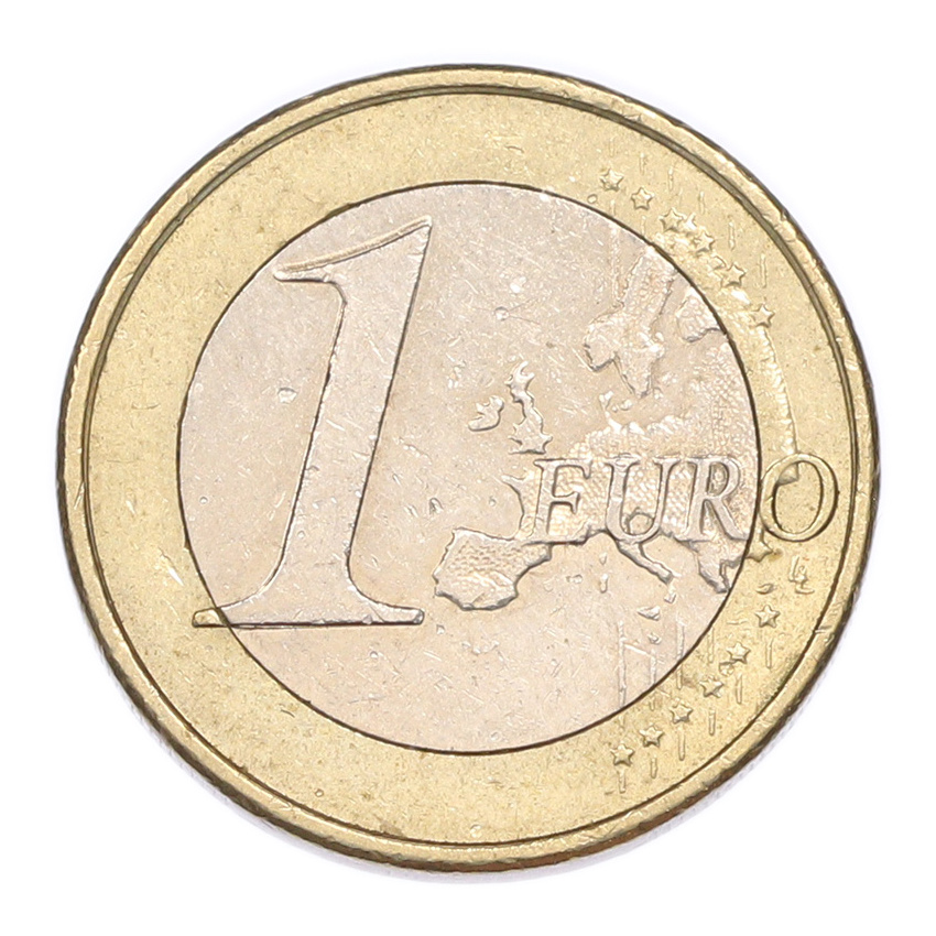 Монета 1 евро 2011 года Испания (вид 2)
